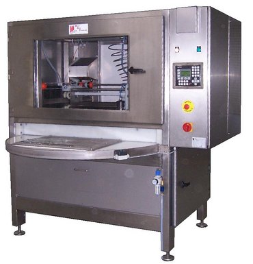 Machine de découpe à plateau rotatif