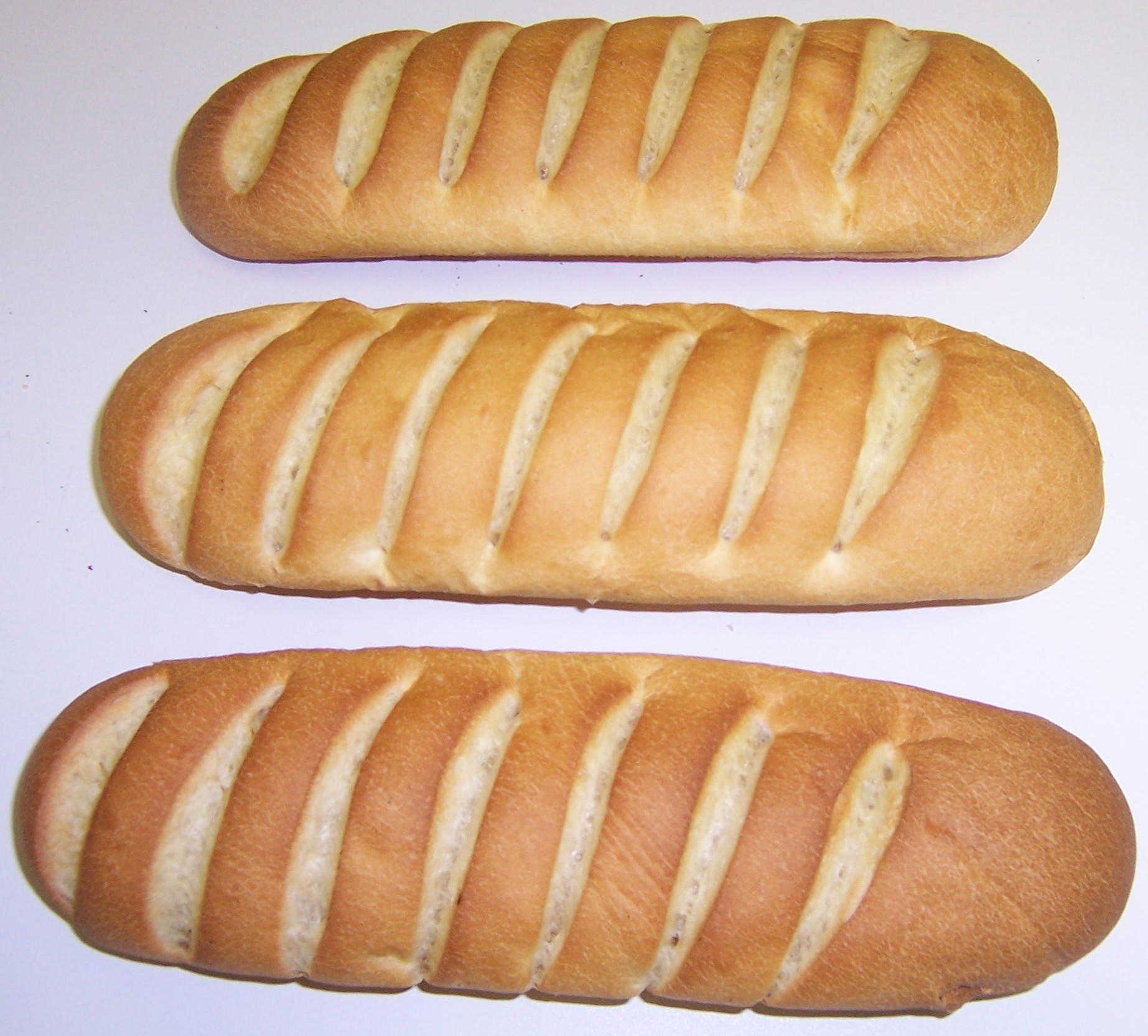 Pains au lait scarifiés